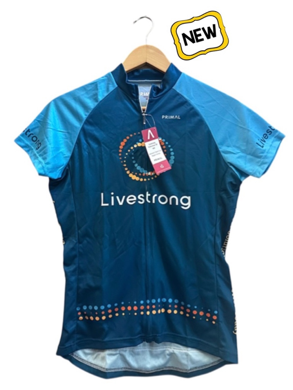 New PRIMAL Livestrong Endurance 2020 Cycling Jersey Performance Racing Women M
